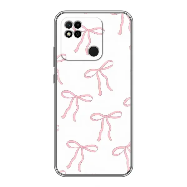 Чохол з принтом «Рожеві бантики» для Xiaomi Redmi 10A Чохол з принтом «Рожеві бантики» для Xiaomi Redmi 10A