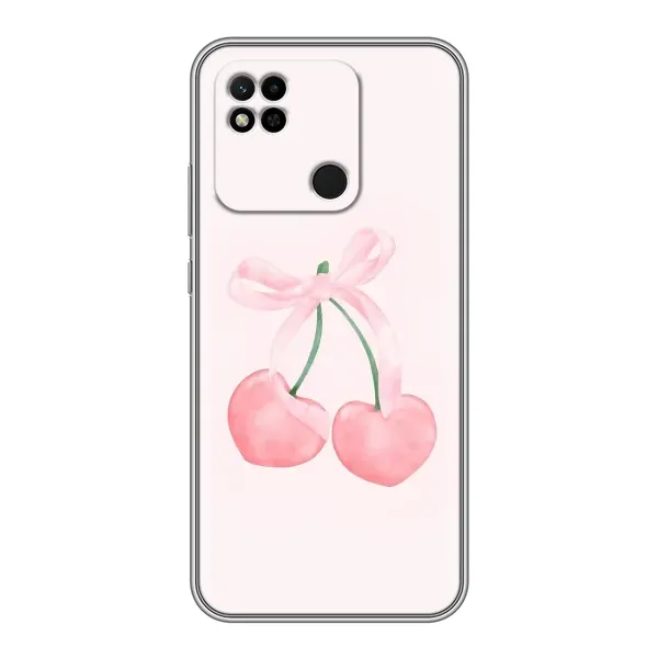 Чехол с принтом «Розовые вишни» для Xiaomi Redmi 10A