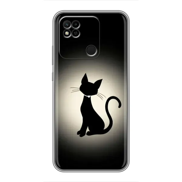 Чохол з принтом «Силует котика» для Xiaomi Redmi 10A Чохол з принтом «Силует котика» для Xiaomi Redmi 10A