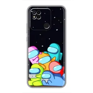 Чохли Амонг Ас для Xiaomi Redmi 10A (AlphaPrint) (Скіни в космосі)