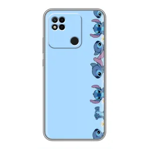 Чохол з принтом Стіч на Xiaomi Redmi 10A (Стіч фон)