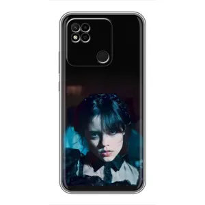 Чохли Венсдей на Xiaomi Redmi 10A Уенсдей (AlphaPrint) (погляд Венздей)