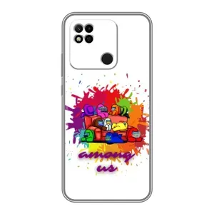 Чохли Амонг Ас для Xiaomi Redmi 10A (AlphaPrint) (Яскравий АмонгАс)