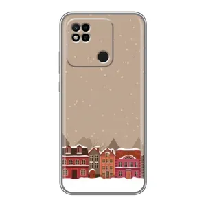 Новорічні, Святкові Чохли для Xiaomi Redmi 10A - 2024 год (Зимове місто)