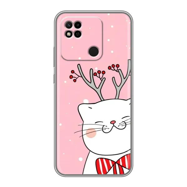Чехол с принтом «Зимний кот» для Xiaomi Redmi 10A
