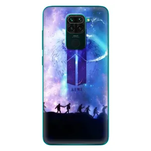 Чохли BTS для Xiaomi Redmi 10X (AlphaPrint) (Army BTS)