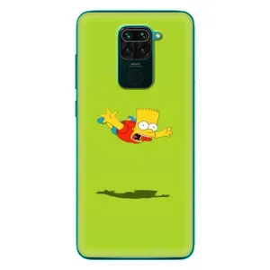 Чехол с Симпсонами для Xiaomi Redmi 10X (VPrint) (Барт Симпсон)