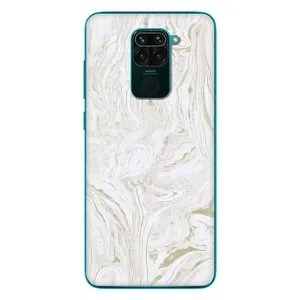 Мраморный чехол на Xiaomi Redmi 10X (VPrint) (Белый мрамор)