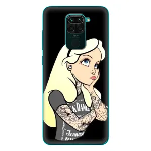 Чехол с печатью для Xiaomi Redmi 10X - (Мода) (AlphaPrint) (Девочка в тату)