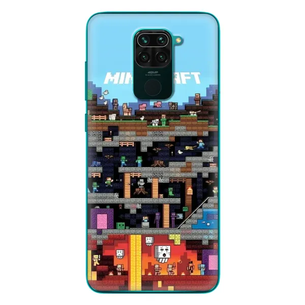 Чехол с принтом «фон Minecraft» для Xiaomi Redmi 10X