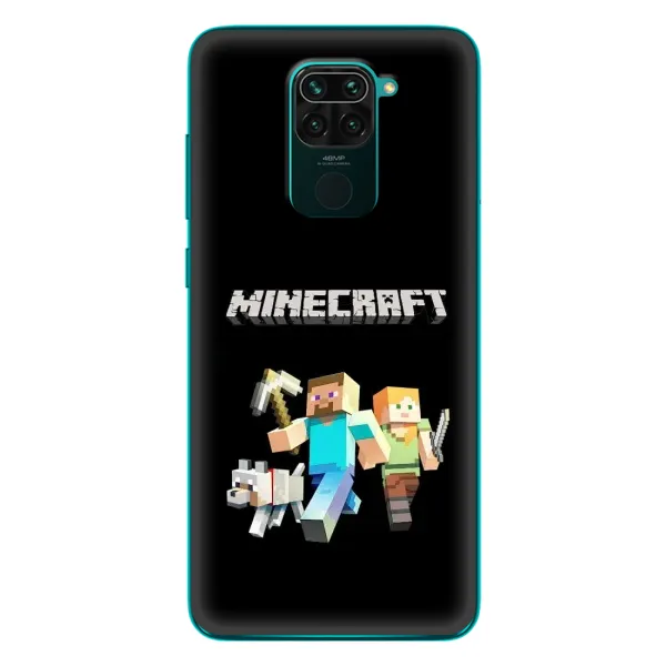 Чехол с принтом «герои Minecraft» для Xiaomi Redmi 10X