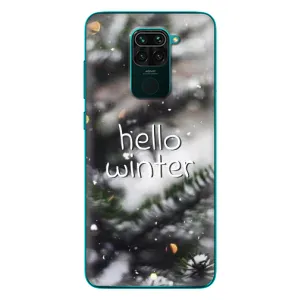 Новогодние, Праздничные Чехлы для Xiaomi Redmi 10X - 2024 год (Hello winter)