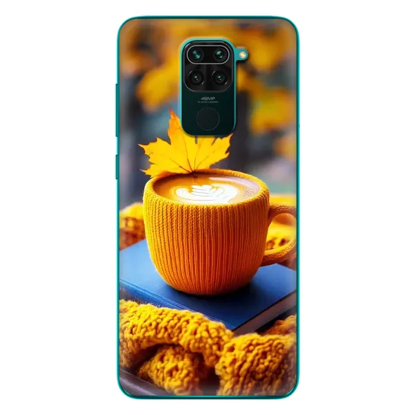 Чехол с принтом «Кофе на желтом пледе» для Xiaomi Redmi 10X