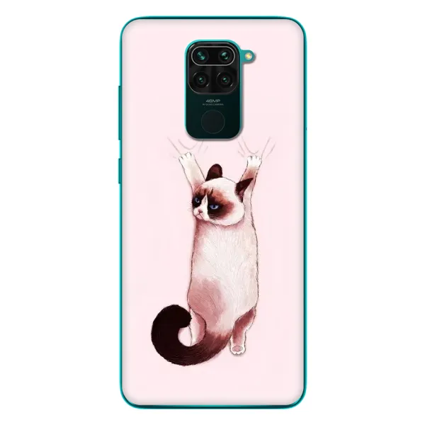 Чехол с принтом «Котик падает» для Xiaomi Redmi 10X