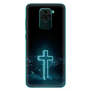 Християнські Чохли для Xiaomi Redmi 10X (AlphaPrint) (Хрест і місто)