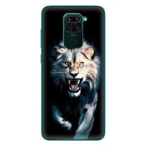 Чехол с картинкой «Хищники» для Xiaomi Redmi 10X (Лев в темноте)