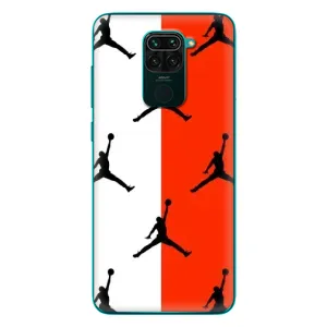 Чехлы для Xiaomi Redmi 10X - с картинкой JORDAN (AlphaPrint) (Лого Джордан)