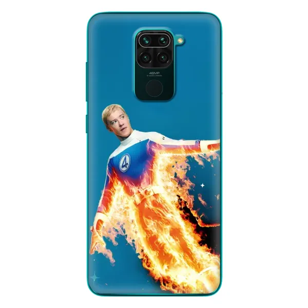 Чохол з принтом «Людина-факел у вогні» для Xiaomi Redmi 10X