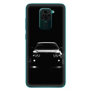 Чехол для Редми 10Х - с принтом БМВ (AlphaPrint) (Машина BMW)