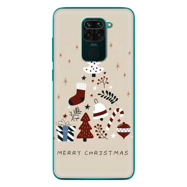 Чохол з принтом «Merry Christmas» для Xiaomi Redmi 10X