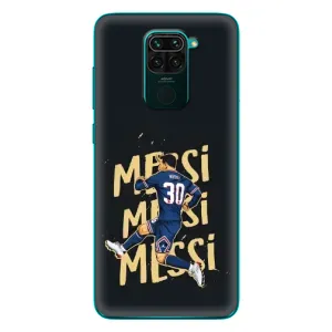 Чохли для Xiaomi Redmi 10X (Leo чемпіон) (AlphaPrint) (Messi ПСЖ)