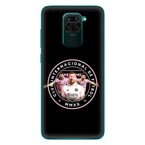 Чехол с принтом «Месси в лого» для Xiaomi Redmi 10X Чехол с принтом «Месси в лого» для Xiaomi Redmi 10X