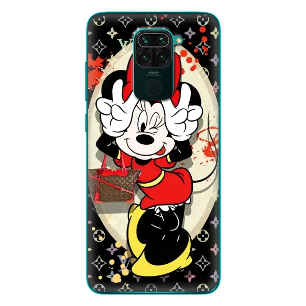 Чехол с принтом «Минни peace» для Xiaomi Redmi 10X