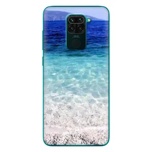 Силиконовый чехол с КАРТИНКАМИ лето для Xiaomi Redmi 10X (AlphaPrint) (Море)