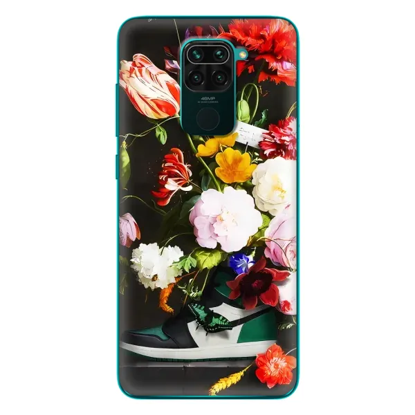 Чехол с принтом «Nike цветы» для Xiaomi Redmi 10X