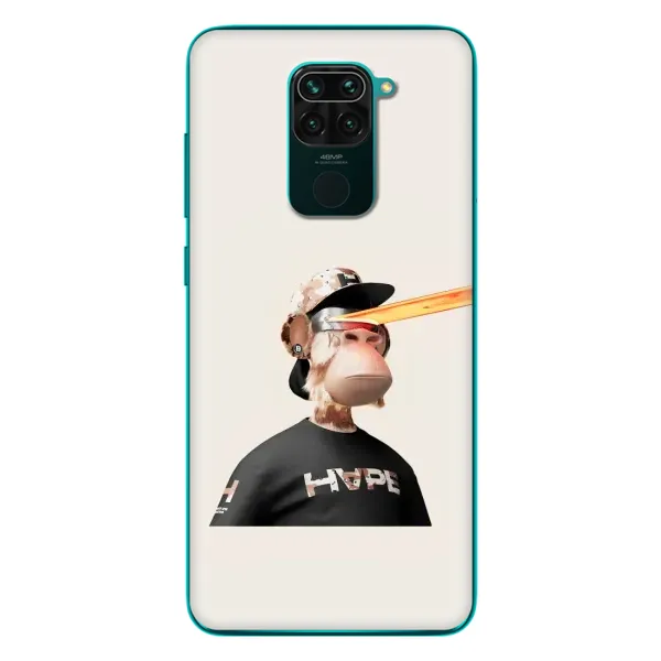 Чехол с принтом «обезьяна NFT в очках» для Xiaomi Redmi 10X