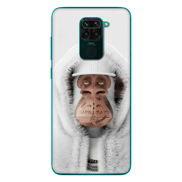 Чехол с принтом «обезьяна NFT в тату» для Xiaomi Redmi 10X