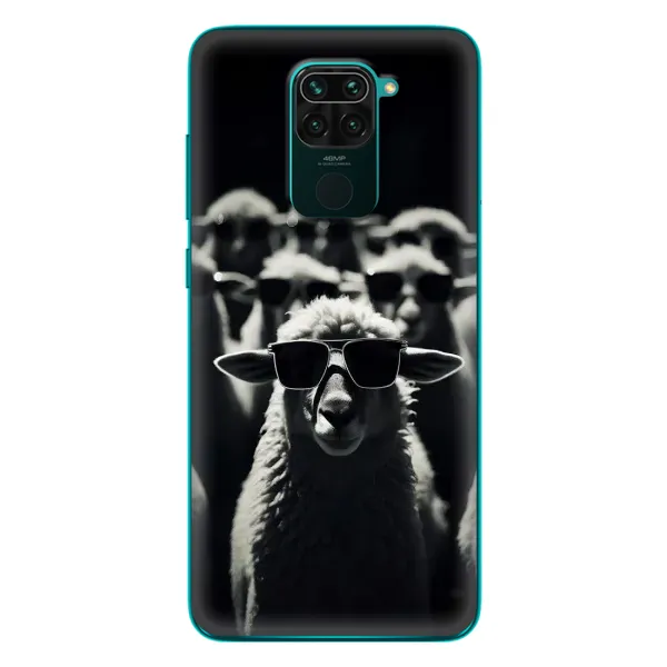 Чехол с принтом «Овечка в очках» для Xiaomi Redmi 10X Чехол с принтом «Овечка в очках» для Xiaomi Redmi 10X