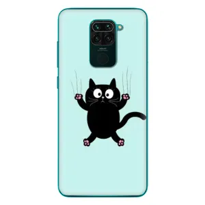 Чехол с принтом для Xiaomi Redmi 10X (AlphaPrint) Модные коты (Падающий кот)