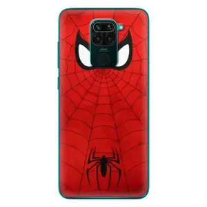 Чехол с человеком пауком для Xiaomi Redmi 10X - (AlphaPrint) (Паук (Марвел))