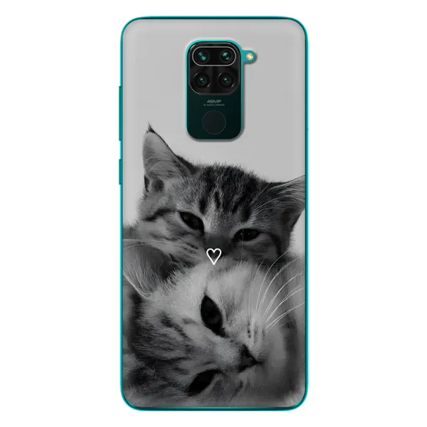 Чохол з принтом «Пара котів» для Xiaomi Redmi 10X