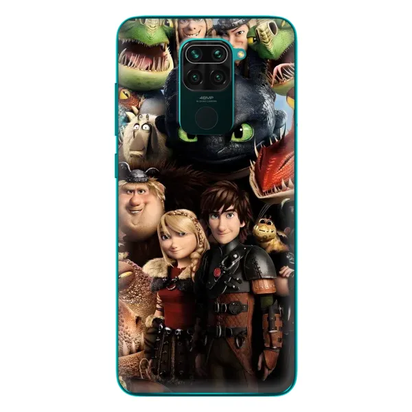 Чехол с принтом «Персонажи дракона» для Xiaomi Redmi 10X