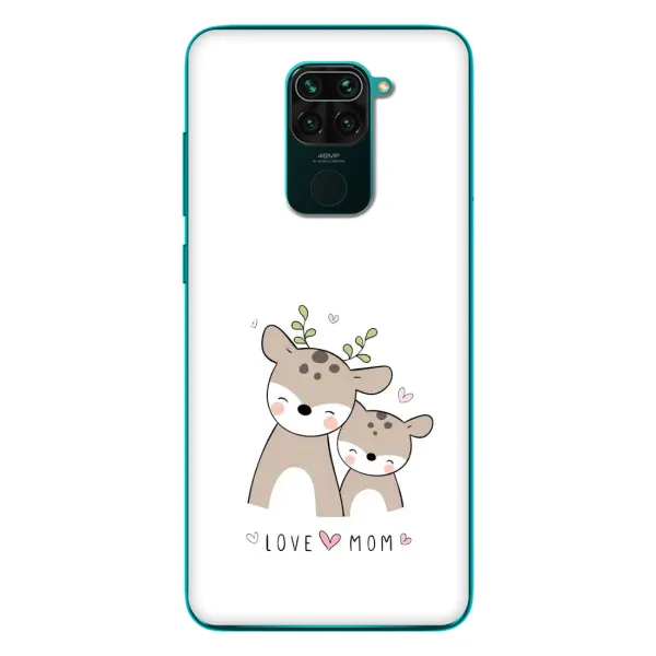 Чехол с принтом «Оленята мама и малыш» для Xiaomi Redmi 10X