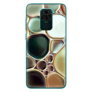 Мраморный чехол на Xiaomi Redmi 10X (VPrint) (Радужный Мрамор)