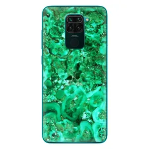 Мраморный чехол на Xiaomi Redmi 10X (VPrint) (Салатный Мрамор)