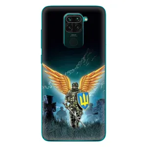 Чехлы с картинкой ЗСУ для Xiaomi Redmi 10X (AlphaPrint) (Солдат ЗСУ)