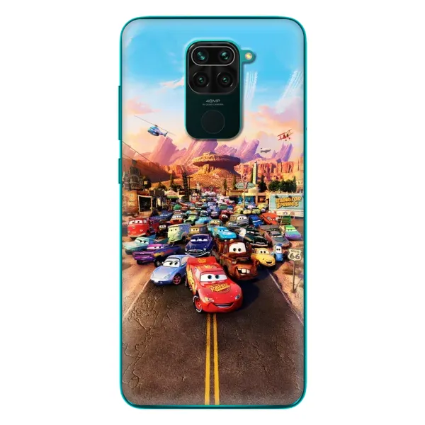 Чехол с принтом «Тачки на трассе» для Xiaomi Redmi 10X
