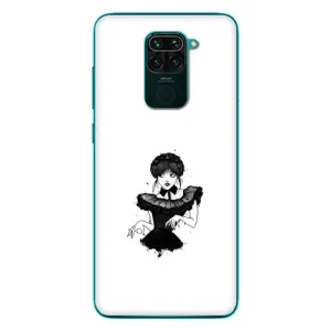 Чехлы Венсдей на Xiaomi Redmi 10X Уэнсдей (AlphaPrint) (танец Уэнздей)