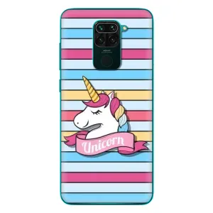 Чехол для Редми 10Х - (Единорожки - Новинки) (AlphaPrint) (Unicorn)