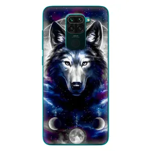 Защитные чехлы для Редми 10Х (AlphaPrint) (ХИТ продаж) ВОЛК (Волк)