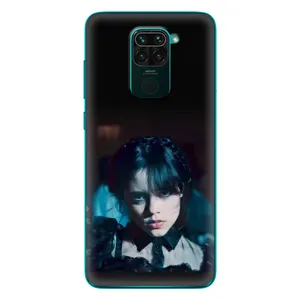 Чехлы Венсдей на Xiaomi Redmi 10X Уэнсдей (AlphaPrint) (взгляд Уэнздей)