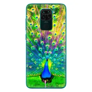Чохол з пташками на Xiaomi Redmi 10X (VPrint) (Яскравий Павлин)