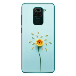 Чохли з квітами для Xiaomi Redmi 10X (VPrint) (Жовта квітка)