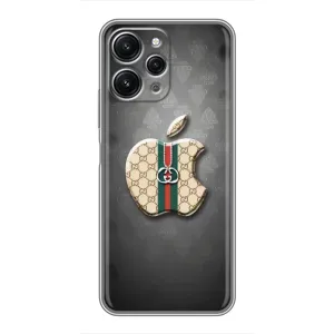 Чохол з принтом «Apple gucci» для Xiaomi Redmi 12 (5G)