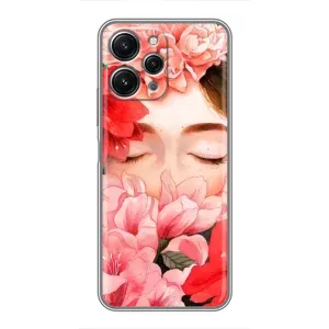 Чехлы (ART) Цветы на Xiaomi Redmi 12 (5G) (VPrint) (Очі в квітах)