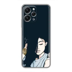 Чехол с печатью для Xiaomi Redmi 12 (5G) - (Мода) (AlphaPrint) (Красивая девочка)